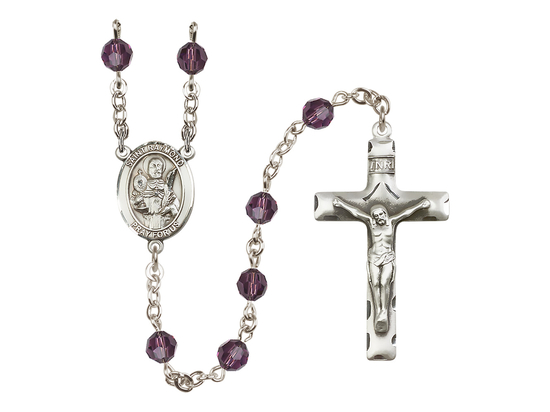 Saint Raymond Nonnatus<br>R9400-8091 6mm Rosary<br>Available in 12 colors