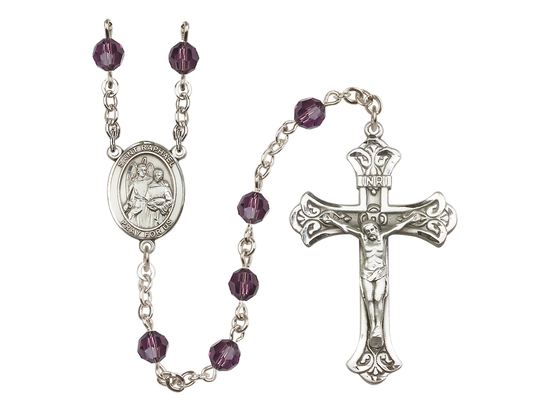 Saint Raphael the Archangel<br>R9401-8092 6mm Rosary<br>Available in 12 colors