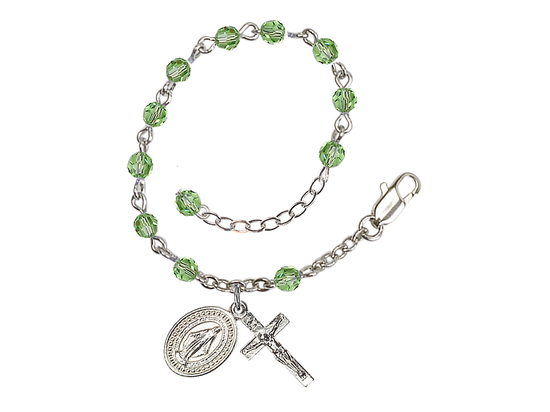 Miraculous<br>RB0004 4mm Rosary Bracelet<br>Available in 16 colors
