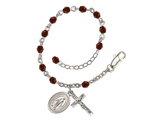 RB0034 Series Rosary Bracelet<br>Available in 16 Colors