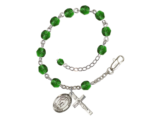Saint Gregory the Great<br>RB6000-9048 6mm Rosary Bracelet<br>Available in 11 colors