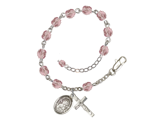 Our Lady of Perpetual Help<br>RB6000-9222 6mm Rosary Bracelet<br>Available in 11 colors