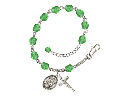 Saint Alice<br>RB6000-9248 6mm Rosary Bracelet<br>Available in 11 colors