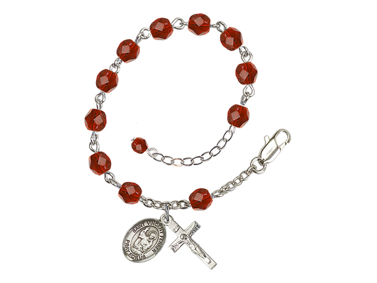 Saint Vincent Ferrer<br>RB6000-9201 6mm Rosary Bracelet<br>Available in 11 colors