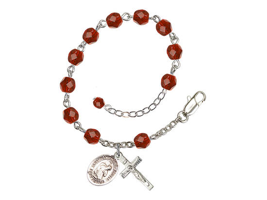 Blessed Herman the Cripple<br>RB6000-9403 6mm Rosary Bracelet<br>Available in 11 colors