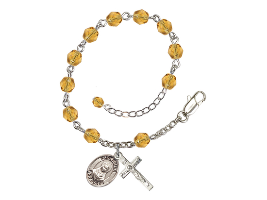 Saint Rafka<br>RB6000-9338 6mm Rosary Bracelet<br>Available in 11 colors