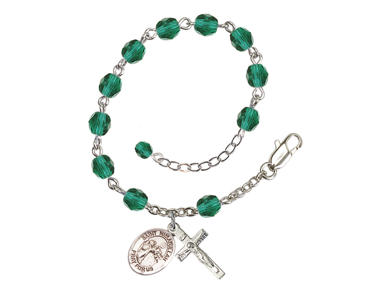 Saint Nimatullah<br>RB6000-9339 6mm Rosary Bracelet<br>Available in 11 colors