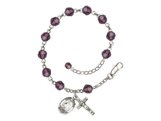 Saint Theodora<br>RB9400-9382 6mm Rosary Bracelet<br>Available in 12 colors