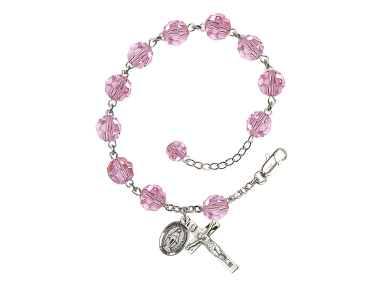 Miraculous<br>RB9508 8mm Rosary Bracelet<br>Available in 19 colors