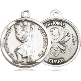 St Christopher National Guard<br>0192--5 - 7/8 x 3/4