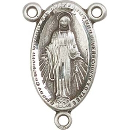 Miraculous<br>0609CTR - 3/4 x 3/8<br>Rosary Center