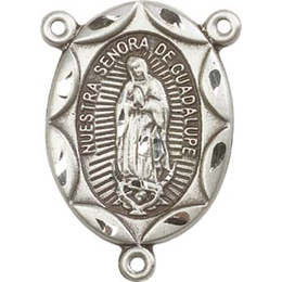 Our Lady of Guadalupe<br>0801FCTR - 1 x 5/8<br>Rosary Center