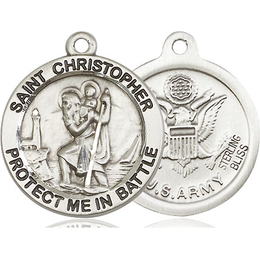 St Christopher Army<br>1174--2 - 1 X 1 5/8