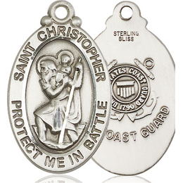 St Christopher Coast Guard<br>1175--3 - 1 1/8 x 1 1/4