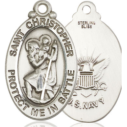 St Christopher Navy<br>1175--6 - 1 1/8 x 1 1/4