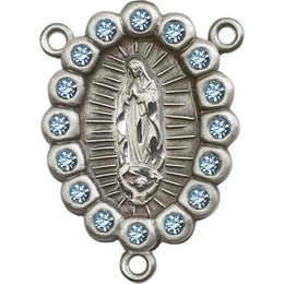 Our Lady of Guadalupe<br>2009FCTR - 7/8 x 1/2<br>Rosary Center