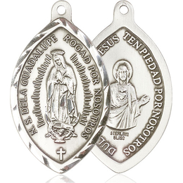 Our Lady of Guadalupe<br>Sacred Heart<br>29-151/R151 - 3/4 x 1