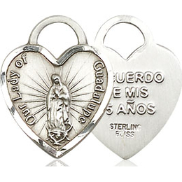 Our Lady of Guadalupe Heart<br>3409 - 5/8 X 1/2