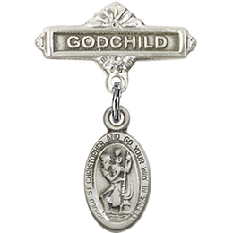 St Christopher<br>Baby Badge - 4121C/0736