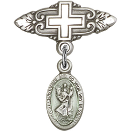 St Christopher<br>Baby Badge - 4121EC/0731