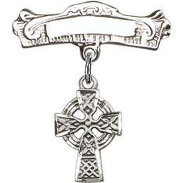 Celtic Cross<br>Baby Badge - 4133/0732