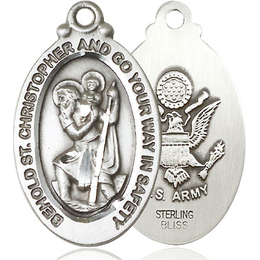 St Christopher Army<br>4145--2 - 1 1/8 x 3/4