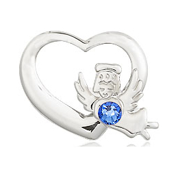 Heart / Guardian Angel<br>4206 - 1/2 x 5/8<br>Available in 12 colors