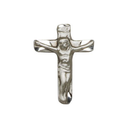 Crucifix<br>5417L - 5/8 x 1/4<br>Lapel Pin