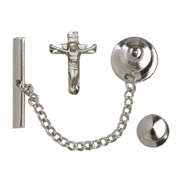 Crucifix<br>5417L/TTL - 5/8 x 1/4<br>Lapel Pin/Tie Tac