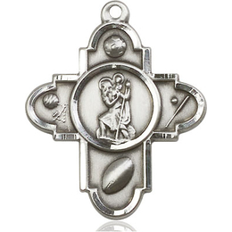 Sports 5-Way St Christopher<br>5707 - 1 1/4 x 1