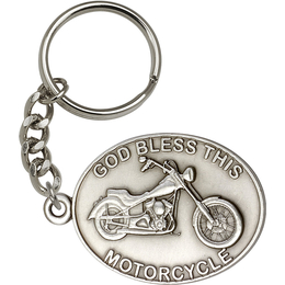 God Bless This Motorcycle<br>5879SRC - 1 1/2 x 2 1/4<br>KeyChain