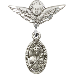 Our Lady of Czestochowa<br>Baby Badge - 6091/0735