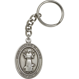 Saint Francis of Assisi<br>6736SRC - 1 7/8 x 1 1/4<br>KeyChain