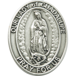 Our Lady of Guadalupe<br>6906V - 1 3/4 x 1 3/8<br>Visor Clip