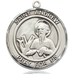 St Andrew the Apostle<br>Round Patron Saint Series<br>Available in 2 Sizes
