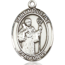 St Augustine<br>Oval Patron Saint Series<br>Available in 3 Sizes