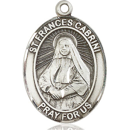 St Frances Cabrini<br>Oval Patron Saint Series<br>Available in 3 Sizes