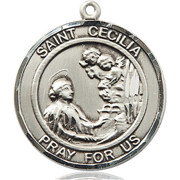 St Cecilia<br>Round Patron Saint Series<br>Available in 2 Sizes