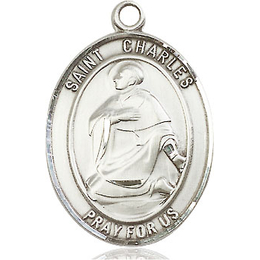 St Charles Borromeo<br>Oval Patron Saint Series<br>Available in 3 Sizes