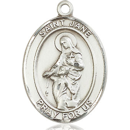 St Jane of Valois<br>Oval Patron Saint Series<br>Available in 3 Sizes