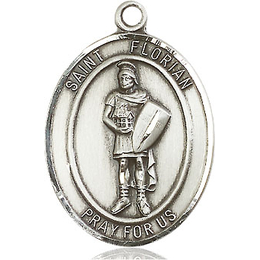 St Florian<br>Oval Patron Saint Series<br>Available in 3 Sizes