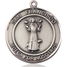 San Francis of Assisi<br>Round Patron Saint Series