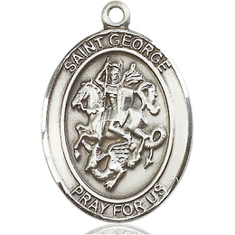 St George<br>Oval Patron Saint Series<br>Available in 3 Sizes
