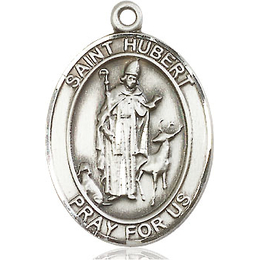 St Hubert of Liege<br>Oval Patron Saint Series<br>Available in 3 Sizes
