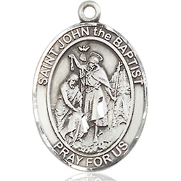St John the Baptist<br>Oval Patron Saint Series<br>Available in 3 Sizes