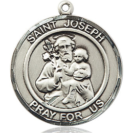 St Joseph<br>Round Patron Saint Series<br>Available in 2 Sizes