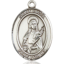 St Lucia of Syracuse<br>Oval Patron Saint Series<br>Available in 3 Sizes