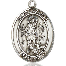 St Lazarus<br>Oval Patron Saint Series<br>Available in 3 Sizes
