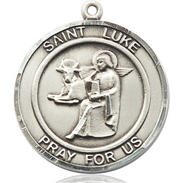 St Luke the Apostle<br>Round Patron Saint Series<br>Available in 2 Sizes
