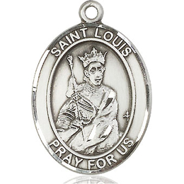 St Louis<br>Oval Patron Saint Series<br>Available in 3 Sizes